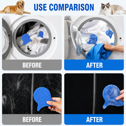 💦 Laundry Pet Hair Removal Fish - 5 Pack