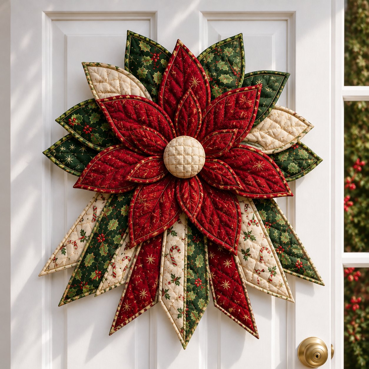 🎄Beginner-Friendly Oversized Christmas Character Quilted Door Hanger Sewing Kit | Complete Kit with All Tools & Step-by-Step Guide Included 💕