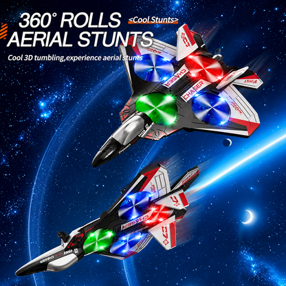 ✈️Kids RC flying toy, durable EVA foam fighter jet with multiple flying modes
