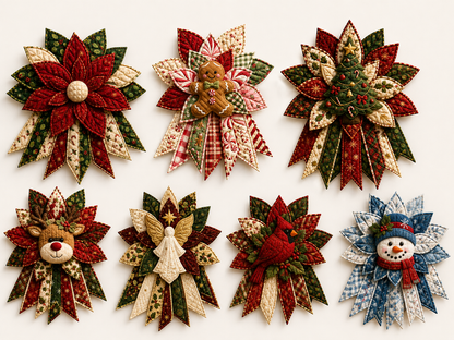 🎄Beginner-Friendly Oversized Christmas Character Quilted Door Hanger Sewing Kit | Complete Kit with All Tools & Step-by-Step Guide Included 💕