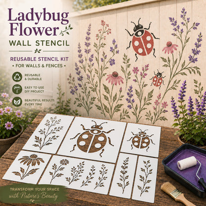 📦Limited Stock 49% OFF 🌿 Garden Wall Stencil—Make your walls look lively and not monotonous🔥🎁Give your child a vivid home🏠