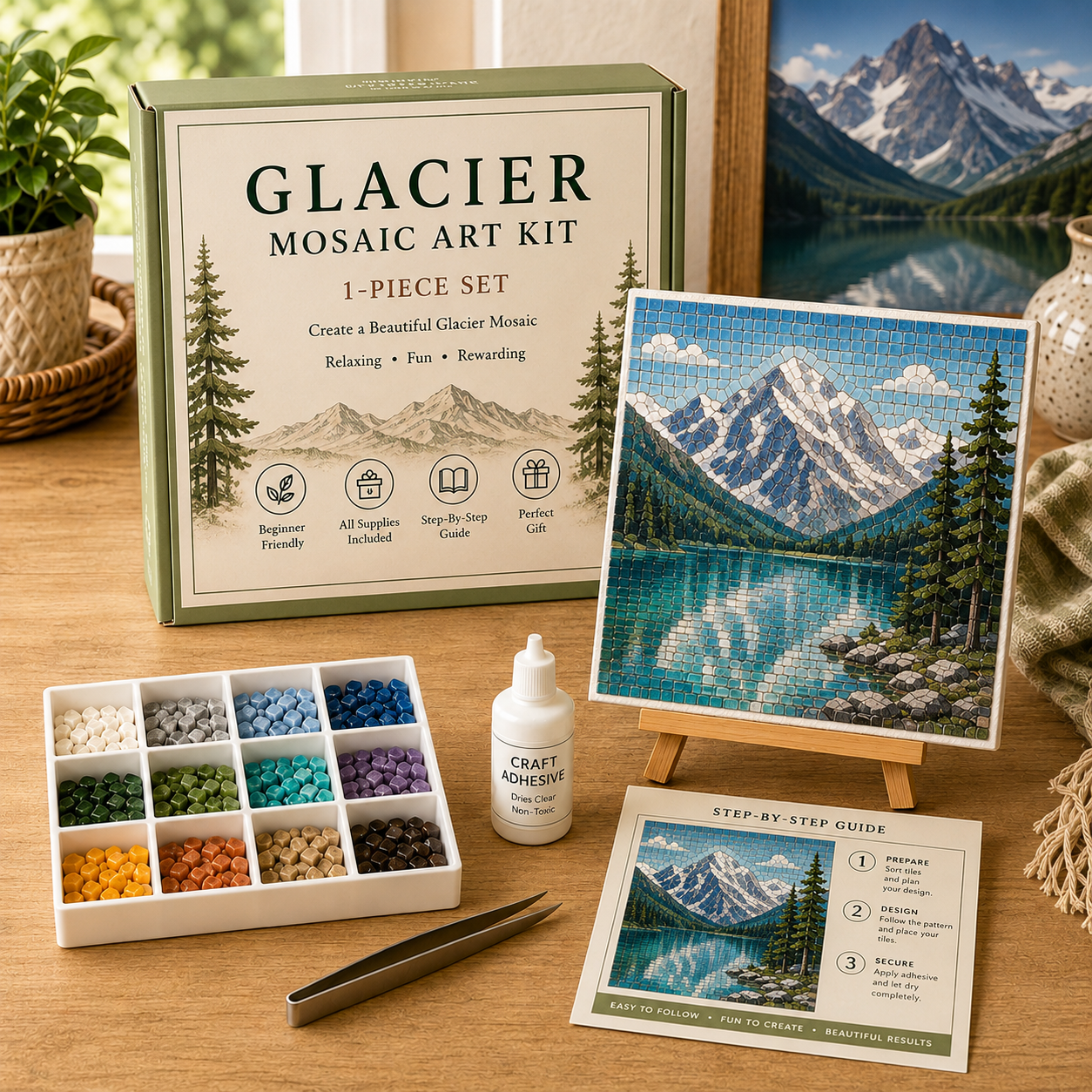 🏞️ America’s National Parks Sea Glass Art Kit