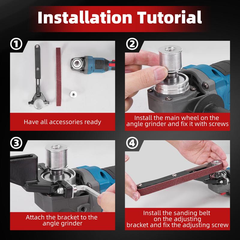 abeion® Angle Grinder Belt Sander Attachment