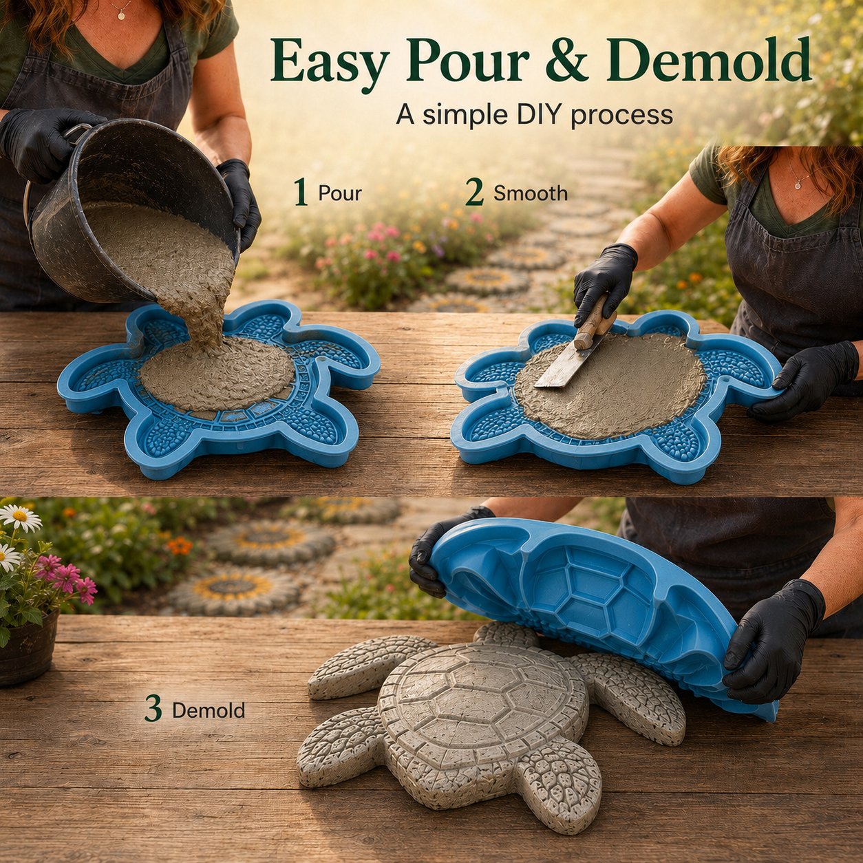 💥 LAST DAY 49% OFF - 🌊 Reusable Ocean Theme Garden Art Mold – Make Your Garden Truly One of a Kind (📦Buy 2 Free Shipping)