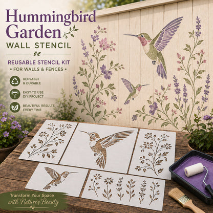 📦Limited Stock 49% OFF 🌿 Garden Wall Stencil—Make your walls look lively and not monotonous🔥🎁Give your child a vivid home🏠
