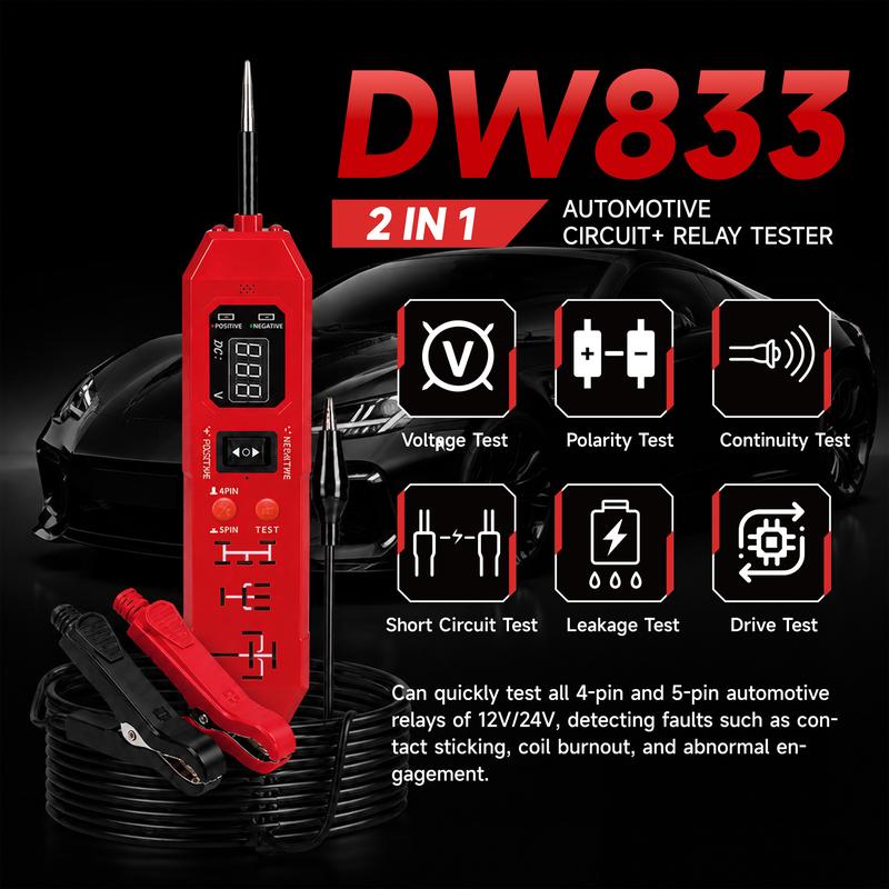 Automotive Circuit & Relay Diagnostic Tester