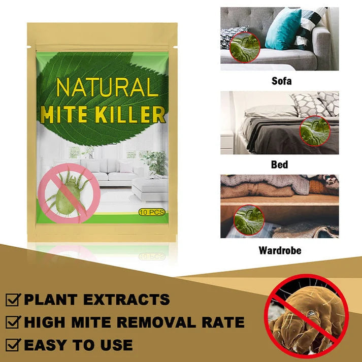 🎁Hot Sale 49% OFF🔥Natural Mite Control Sachet – Plant‑based, non‑toxic & safe around kids & pets