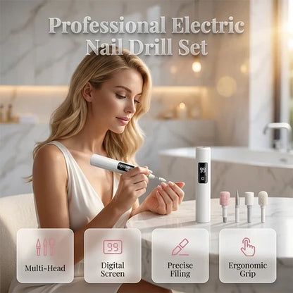 Professional Ultra-Safe LED Electric Nail Grinder