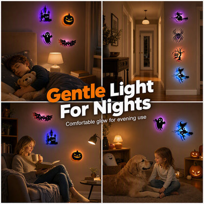 🎃Halloween Glow in Dark Wall Stickers🦇🪄