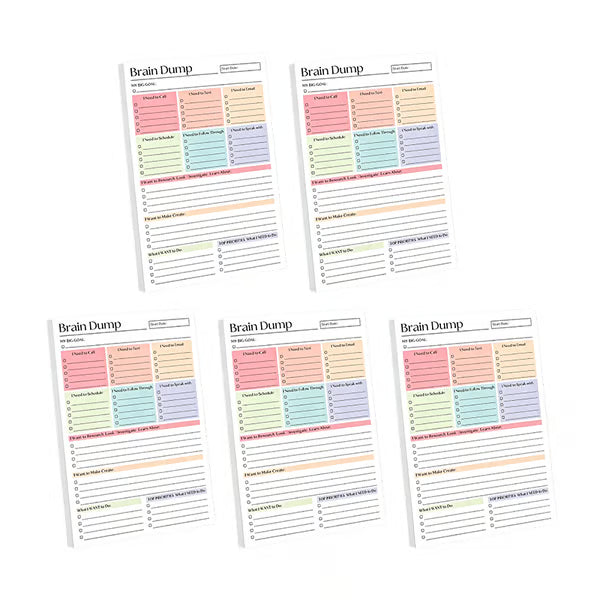 5 PCS / 250 Sheets